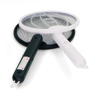 Foldable Mosquito Killer Trap | Electric Rechargeable Bug Zapper Racket For Indoor And Outdoor Mosquito And Insect Control (Random Color)