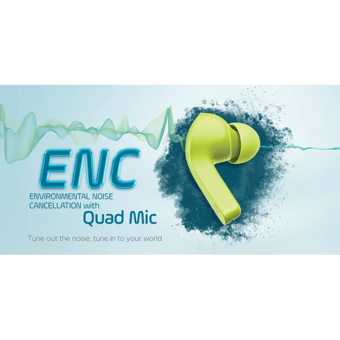 Air 31 Earbuds Wireless Earbuds With Crystal Transparent Case With Type-C Charging | Earbuds Bluetooth 5.3 - With Pouch - Random Color