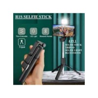 Portable Black Selfie Stick - Lightweight Design for Multiple Shooting Angles