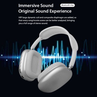 P9 Pro Max Wireless Bluetooth Headphones – Premium Over-Ear Headset  for Music, Gaming, Travel, and Daily Use - Best Headset - Random Color