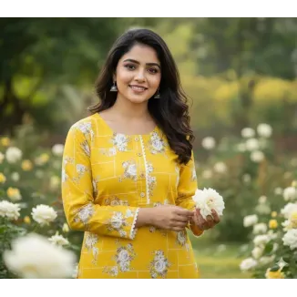 Stylish Women's Stitched Printed Shirt And Trouser in Crystal Wool - 2 Pcs Set